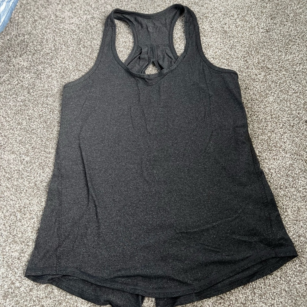 Gray Lululemon tank top
